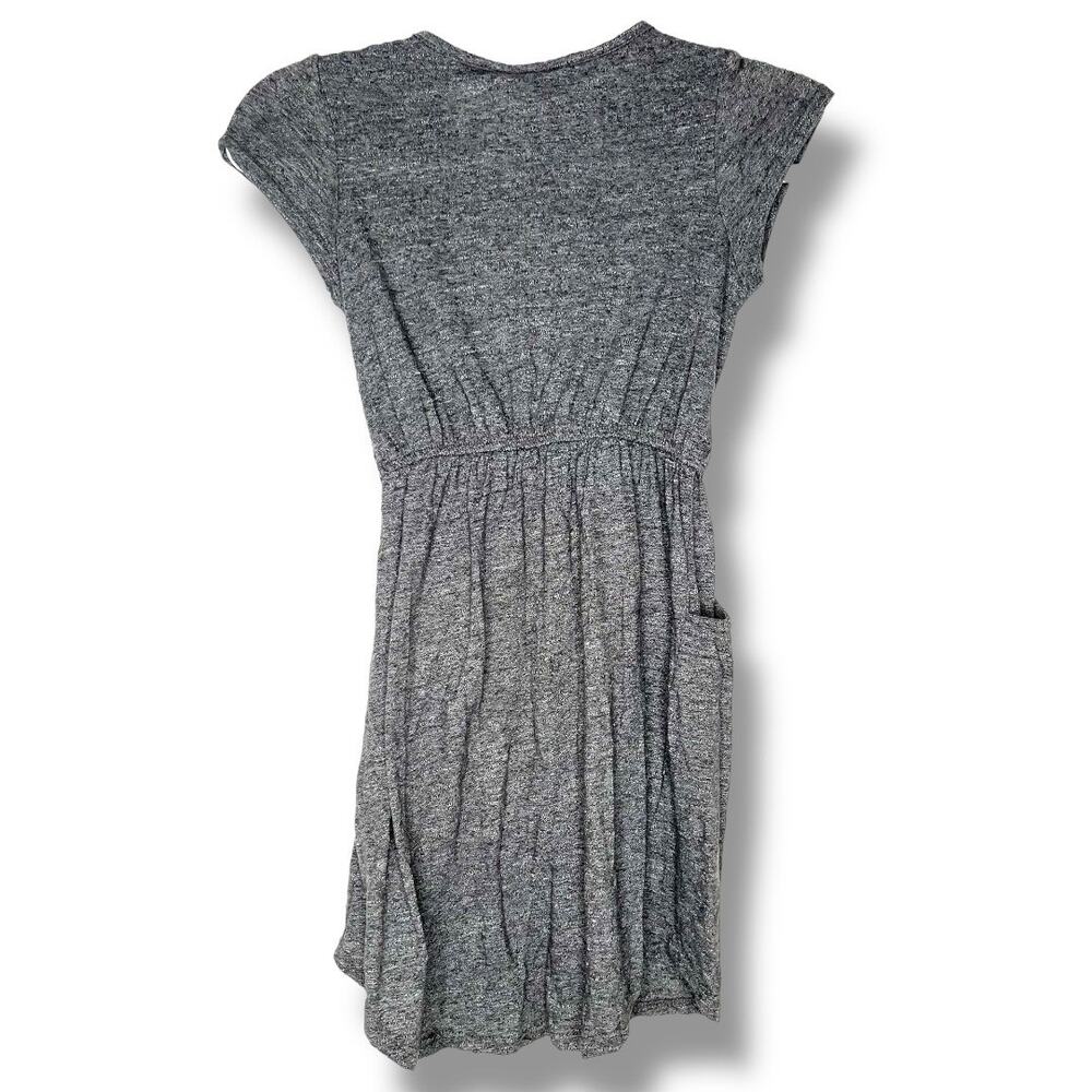 Girls LuLaRoe Basic Grey Mae Dress Size 10 - Picture 5 of 6
